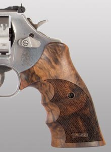 S&W K/L-Frame round butt Rhomlas with finger grooves