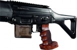 SIG 550 series Sniper adjustable with finger grooves