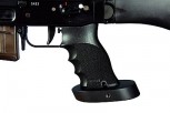 SIG 550 symmetrisch, verstellbar mit Fingerrillen, Rhomlas, schwarz lackiert