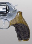 S&W N-Frame r.b. stippled, compact fing.-grooves, open rounded back