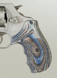 S&W J-Frame round butt finger grooves, with in frame integrated firing pin, MIM parts, laminated wood stippled